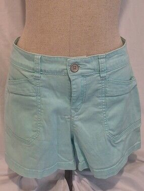 UNIONBAY Mint Green High-Rise Casual Shorts